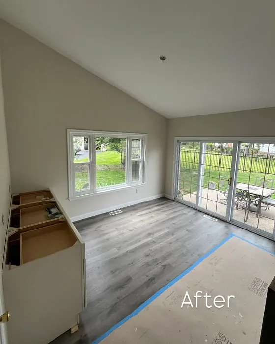 White Sesame wall paint makeover White Sesame wall paint makeover