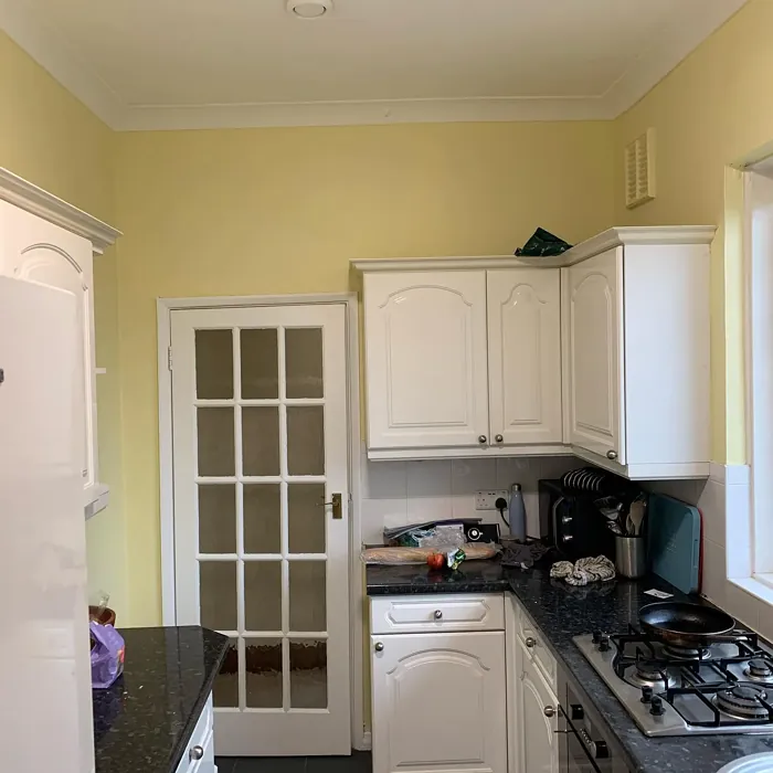 Dulux Wild Primrose kitchen interior