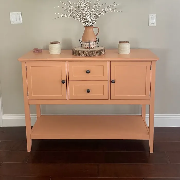 SW Windswept Canyon painted furniture color review