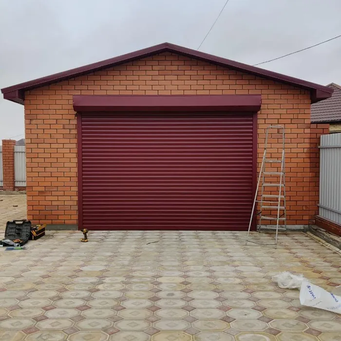 RAL Classic  Wine red RAL 3005 garage door