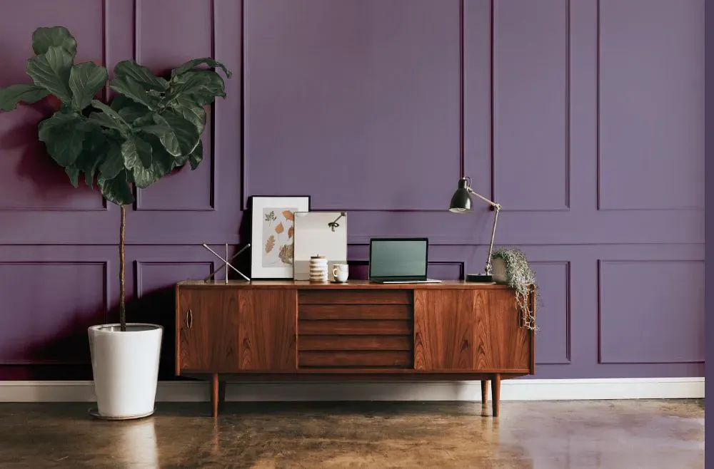 Sherwin Williams Wood Violet modern interior