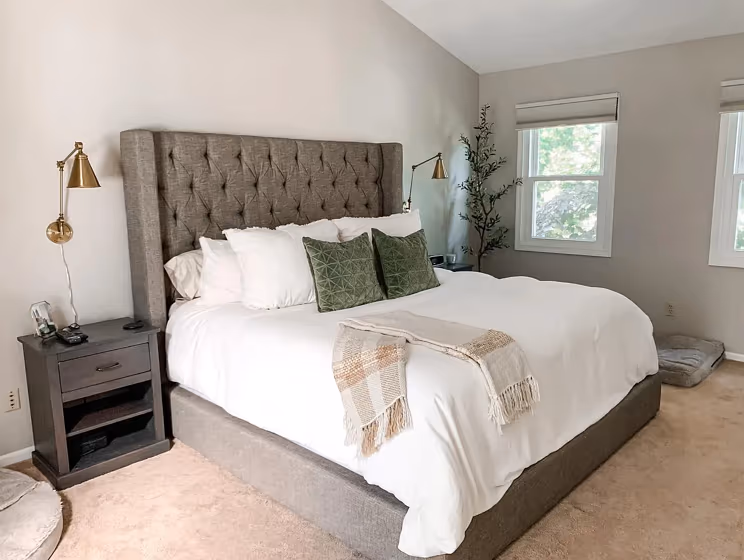 Accessible Beige Bedroom