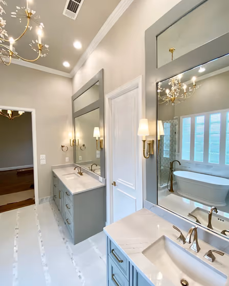 Sherwin Williams Accessible Beige Bathroom