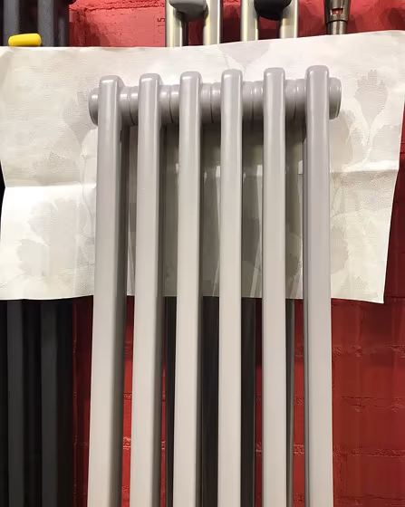 Painted radiator heat RAL 7038 Agate Grey