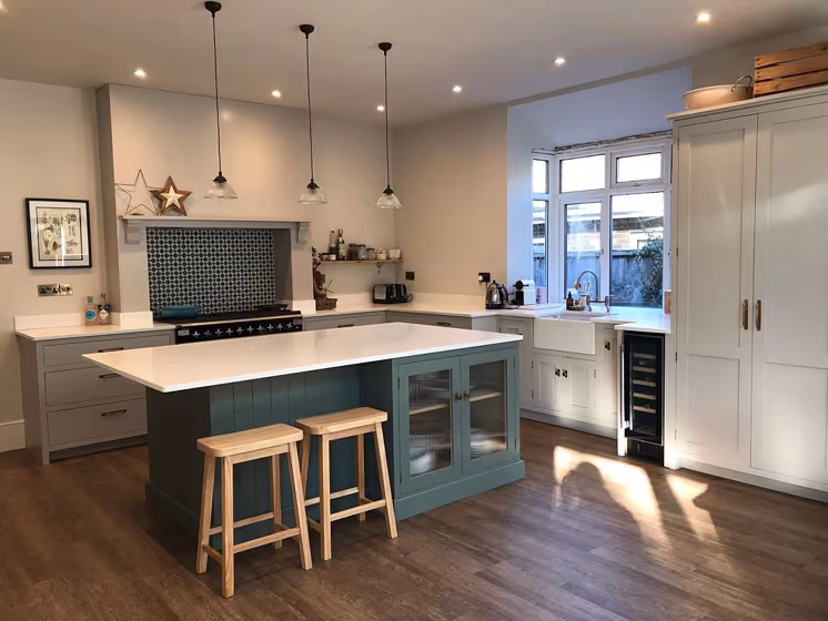 Little Greene Ambleside 304 kitchen cabinets