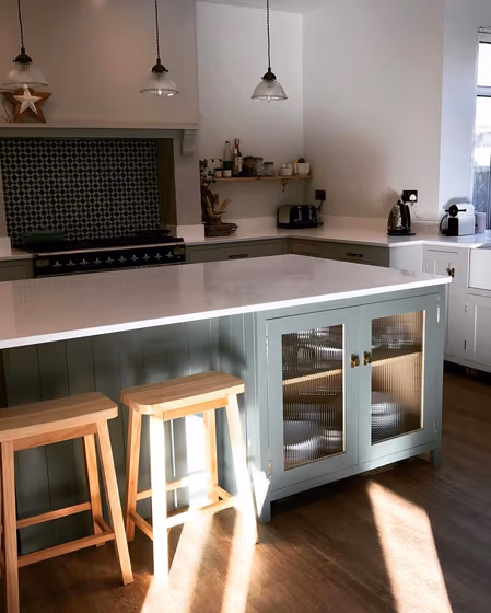 Little Greene Ambleside 304 kitchen cabinets