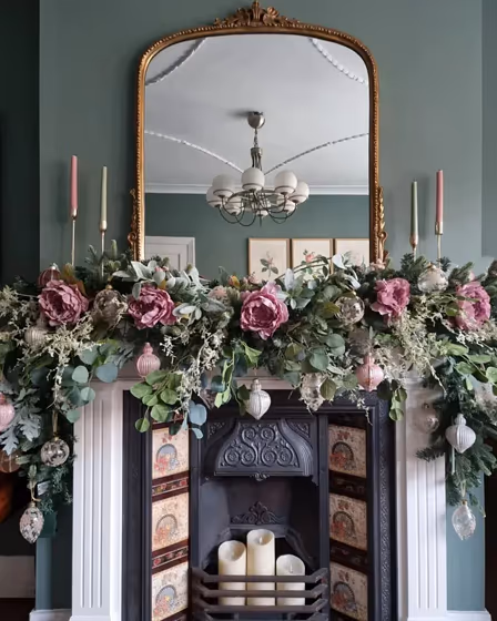 Little Greene Ambleside 304 living room fireplace