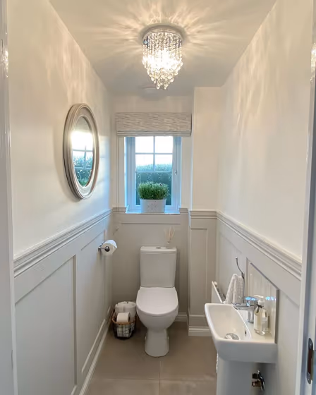 Farrow and Ball Ammonite bathroom inspiration