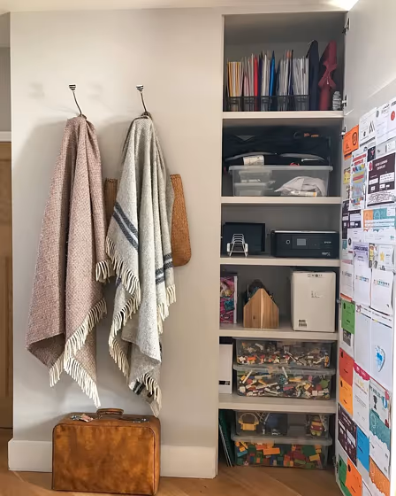 Farrow and Ball Ammonite painted dresser photo