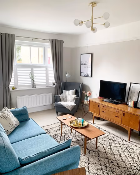 Ammonite living room interior idea