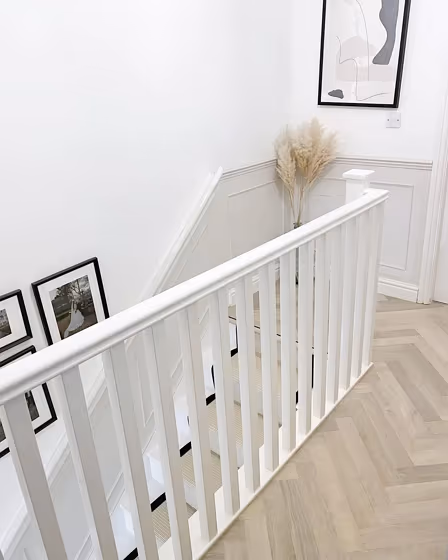 Farrow and Ball Ammonite stairs color