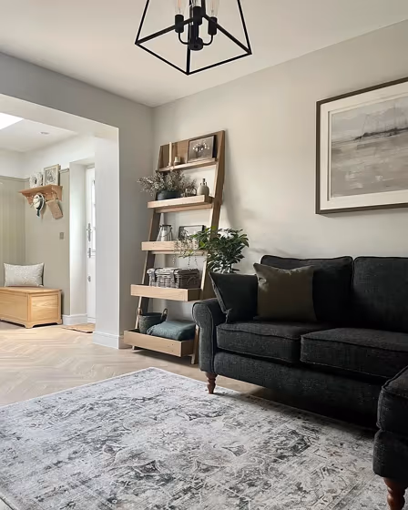 Farrow and Ball Ammonite living room review