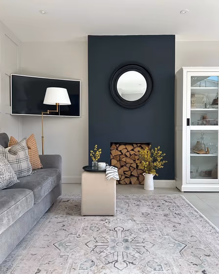 Farrow and Ball Ammonite living room paint review