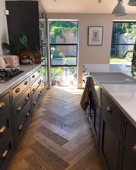 Farrow and Ball Ammonite kitchen inspiration