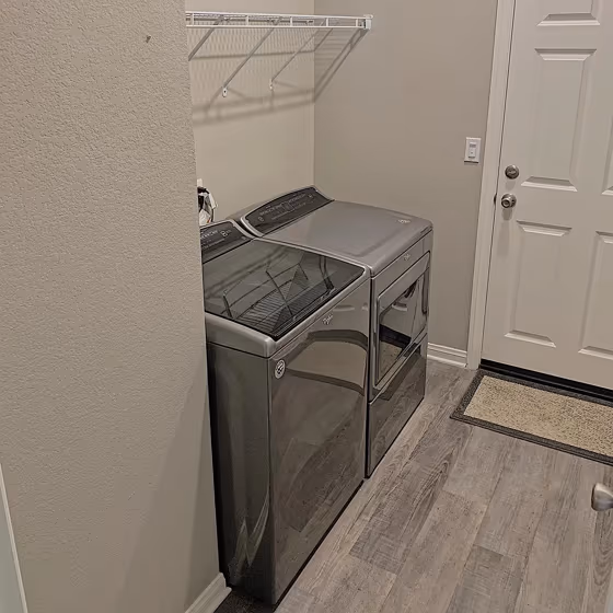 Sherwin Williams Anew Gray laundry room color