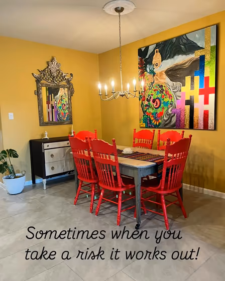 Sherwin Williams Anjou Pear dining room