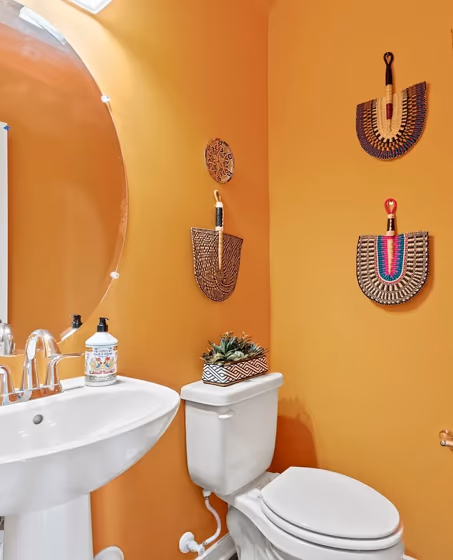 SW 6381 bathroom paint review