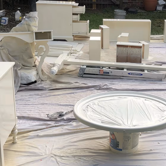 Antique White Painted Furniture