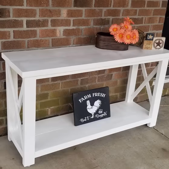 Arcade White painted furniture