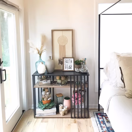 Sherwin Williams Arcade White bedroom