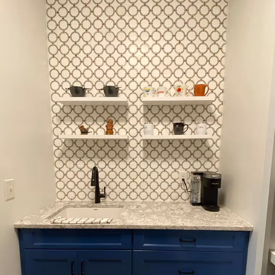 Sherwin Williams Azure Tide Kitchen Cabinets