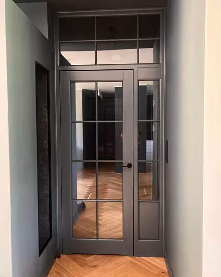 RAL Classic Basalt grey RAL 7012 door