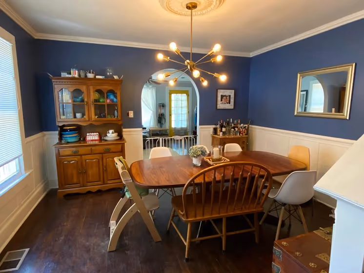 Behr Arrowhead Lake dining room paint