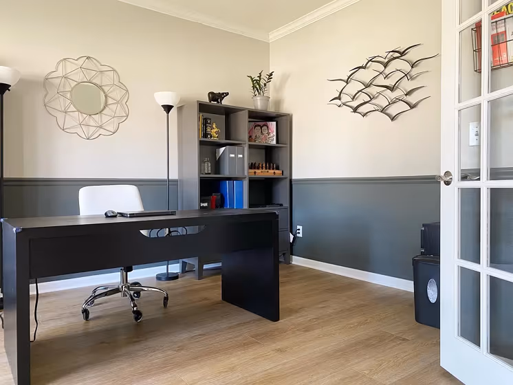 Behr Black Locust home office color