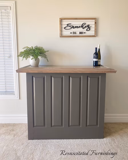 Behr Burnished Pewter painted cabinets paint