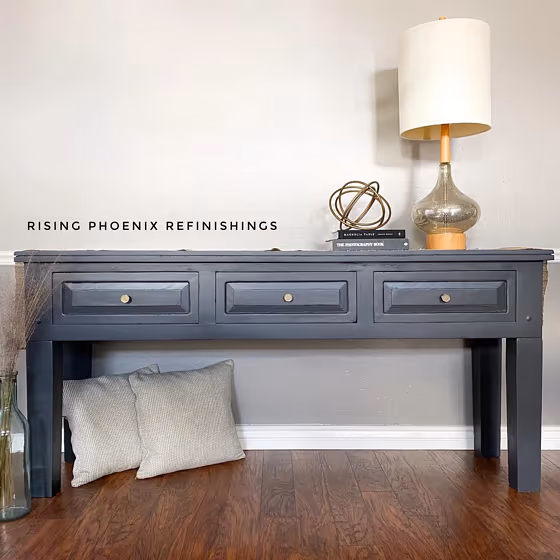 Behr Cracked Pepper painted furniture color