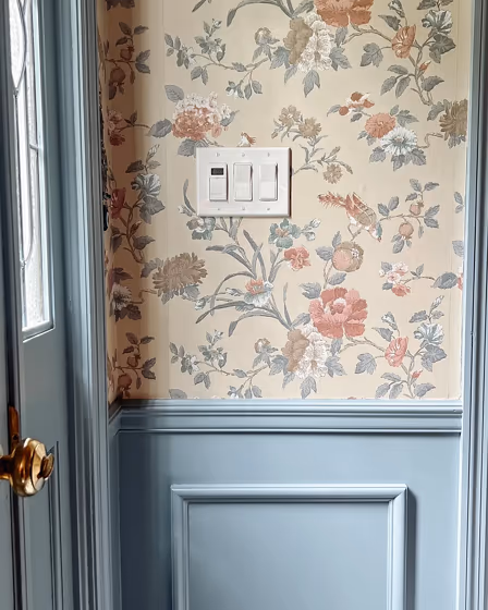 Behr French Colony wall panelling color