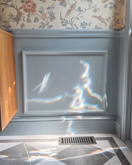 Behr French Colony wall panelling paint review