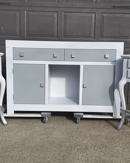 Behr Hush painted furniture