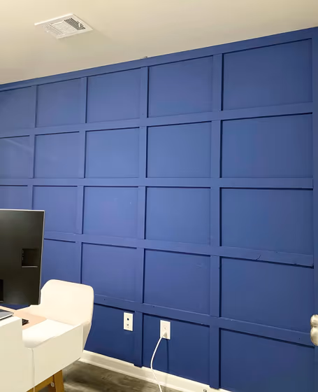 Behr Inked accent wall