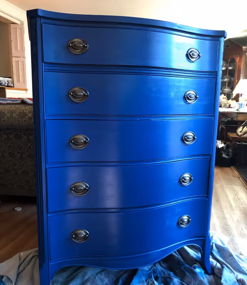 Behr Inked painted dresser