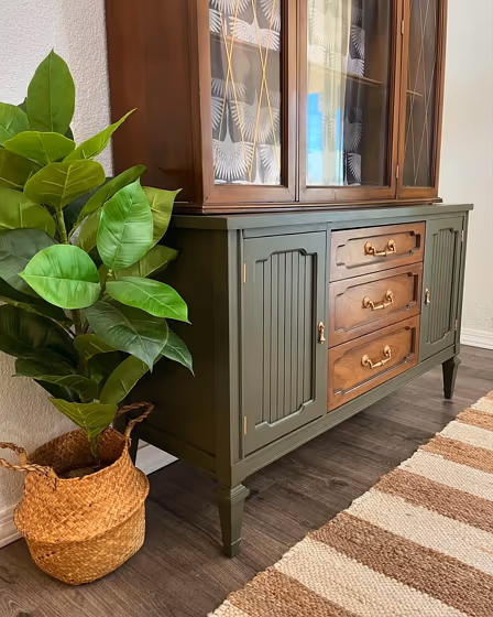 Behr Night Mission painted furniture review