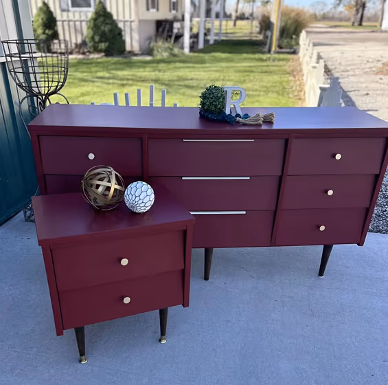 Behr Rumors painted furniture color