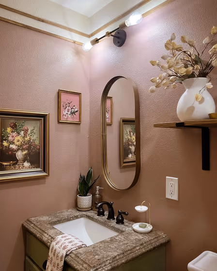 Sonora Rose bathroom paint