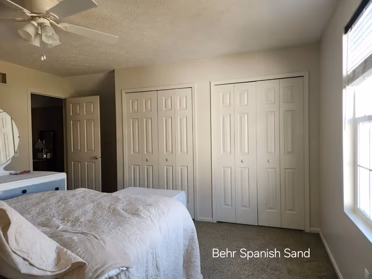 Behr Spanish Sand bedroom paint