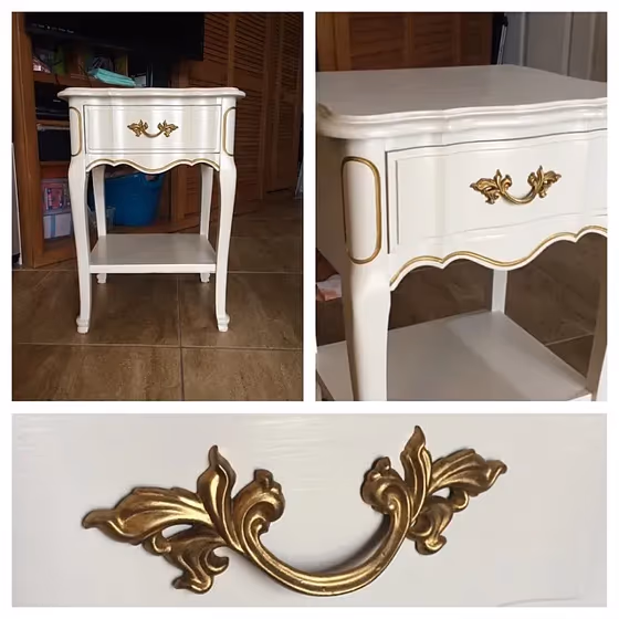Behr Varnished Ivory painted furniture