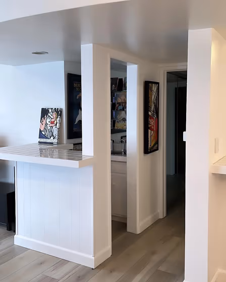 Behr White hallway color