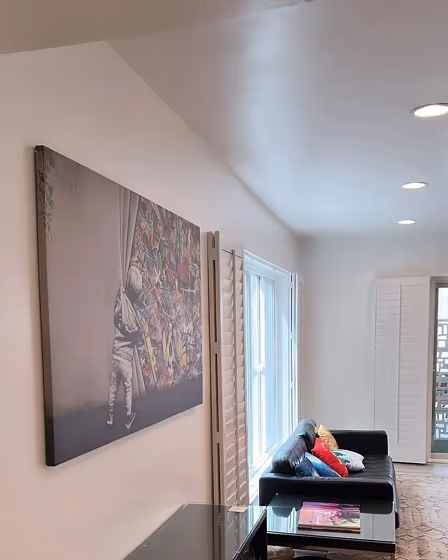 Behr White living room color review