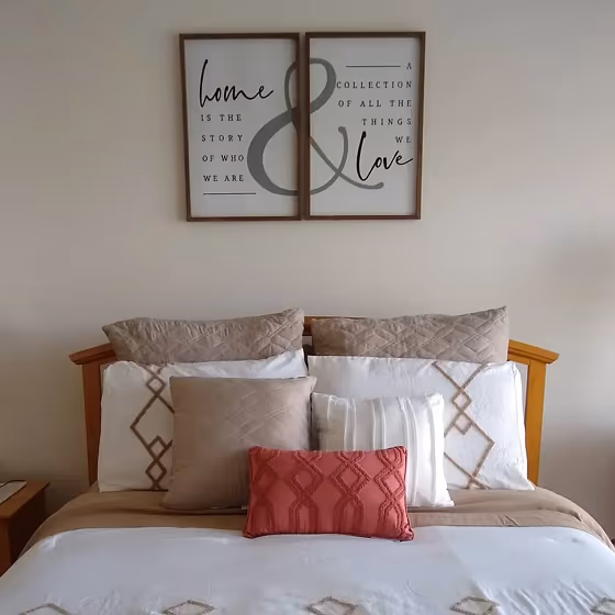 Behr White Veil bedroom paint