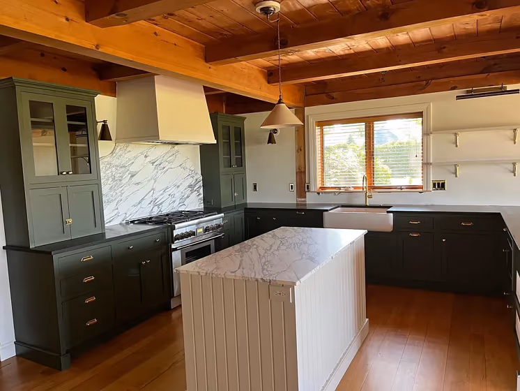 Benjamin Moore Ashwood kitchen cabinets