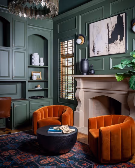 Traditional interior CC-630 Backwoods BM color