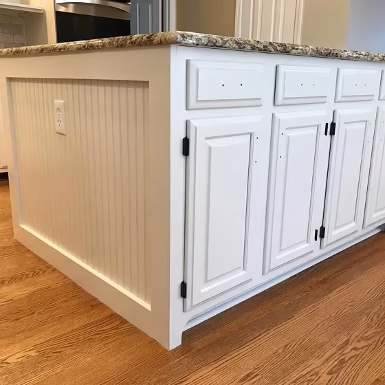 Benjamin Moore Ballet White kitchen cabinets