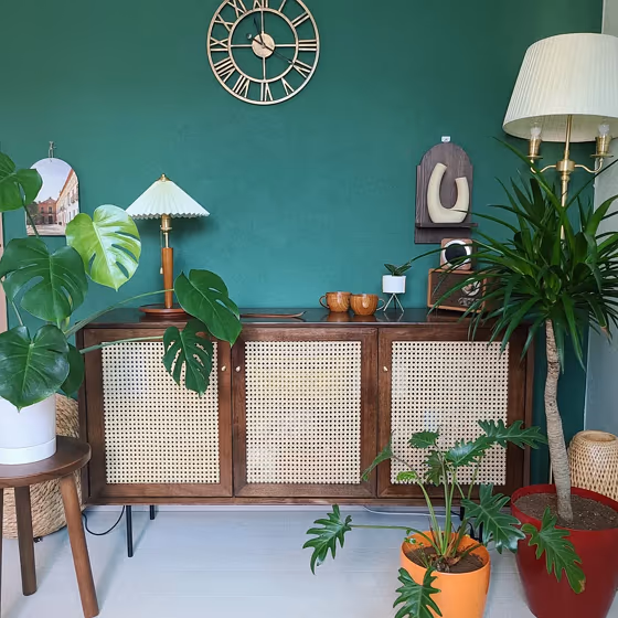 Benjamin Moore Balsam living room paint