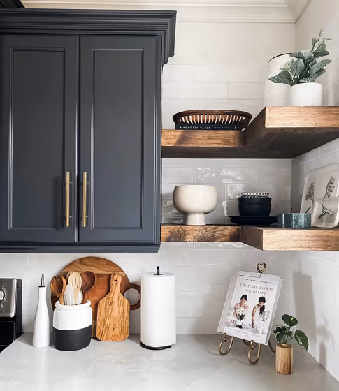 Benjamin Moore Black Iron Kitchen Cabinets