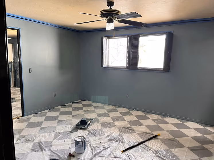 Benjamin Moore Blue Dusk wall paint