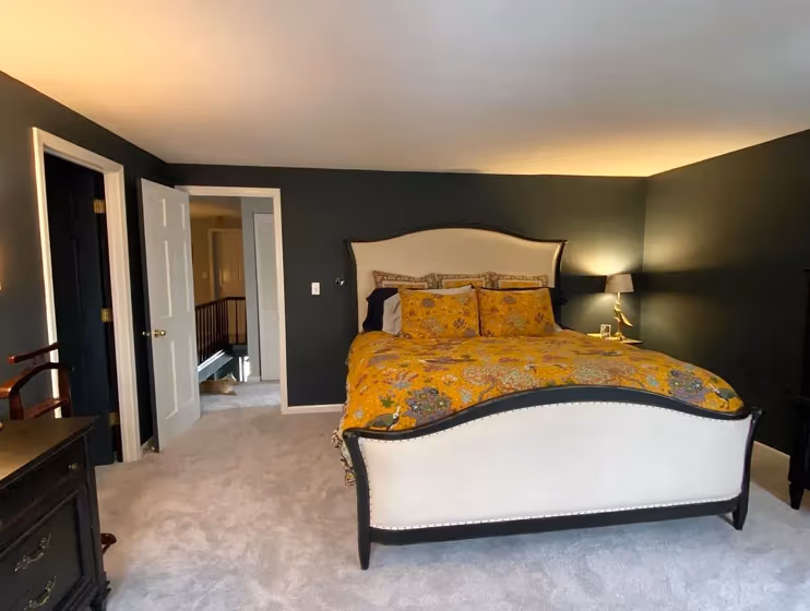 Bm Brush Blue Bedroom